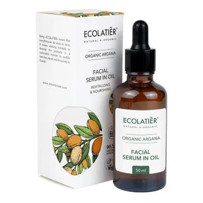 Ecolatier Revitalizing & Nourishing Organic Argana, Facial Serum In Oil (Olejowe serum do twarzy rewitalizująco-odżywcze)