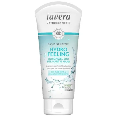 Lavera Basis Sensitiv, Duschgel 2in1 Hydro Feeling (Żel pod prysznic 2w1)