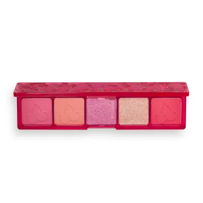 I Heart Revolution Cherry Please,  Mini Match Palette (Paleta cieni do powiek)