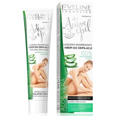 Eveline Cosmetics Active Epil, Łagodny ekspresowy krem do depilacji
