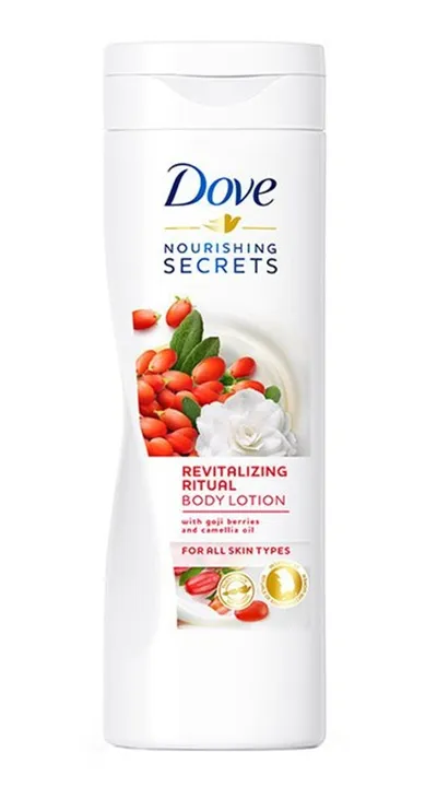 Dove Nourishing Secrets, Revitalising Body Lotion with Goji Berry & Camellia Oil (Balsm do ciała)