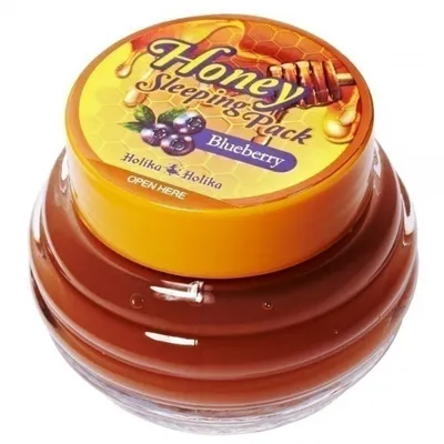 Holika Holika Honey Sleeping Pack 'Blueberry' (Całonocna miodowa maseczka do twarzy)