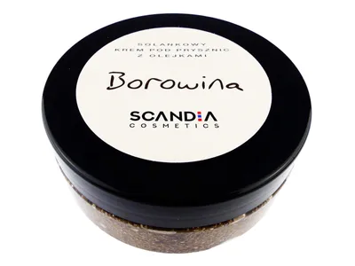 Scandia Cosmetics Borowina, Solankowy krem pod prysznic z olejkami