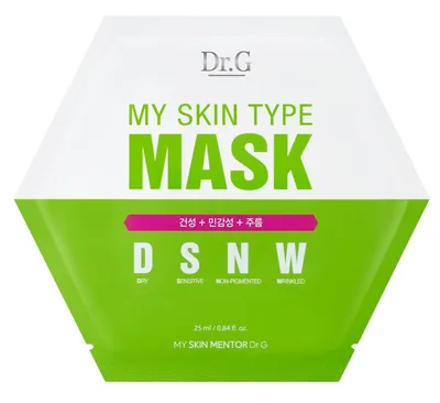 Dr. G My Skin Type Mask DSNW (Maska w płachcie do skóry suchej)
