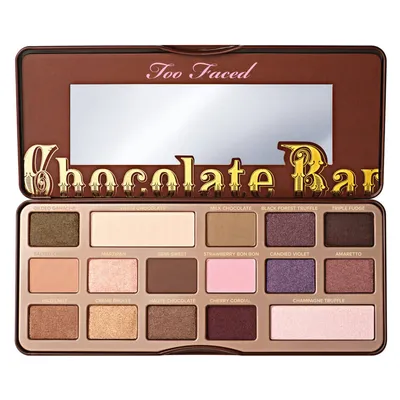 Too Faced Chocolate Bar, Eyeshadow Palette (Paleta cieni do oczu o zapachu pudru kakaowego)