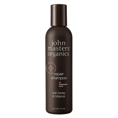 John Masters Organics Repairing Shampoo for Damaged Hair with Honey & Hibiscus (Szampon regenerujący z miodem i hibiskusem)