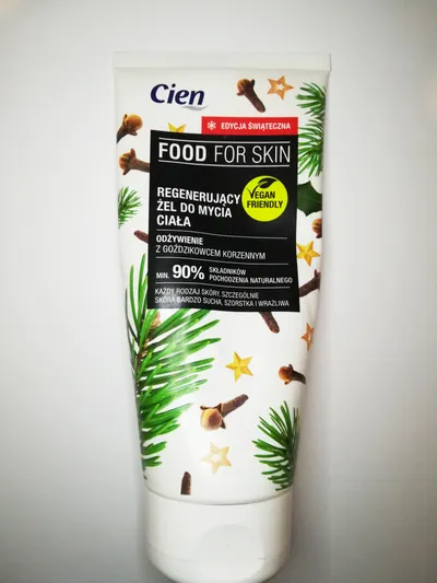 Cien Food for Skin, Regenerujący żel do mycia ciała `Odżywienie z goździkowcem korzennym`
