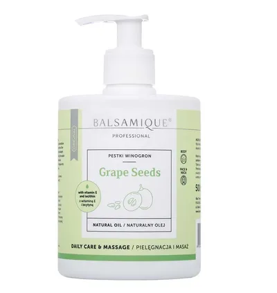 Balsamique Grape Seeds  Natural Oil Daily Care & Massage (Naturalny olej winogronowy do masażu)