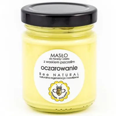 Miodowa Mydlarnia Masło do twarzy i ciała z woskiem psczelim `Oczarowanie`