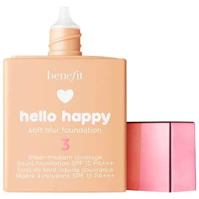 BeneFit Hello Happy, Soft Blur Foundation (Podkład do twarzy z efektem Soft Focus)