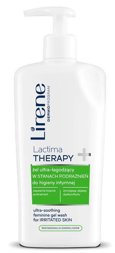 Lirene Dermoprogram Lactima Therapy +, Żel ultra - łagodzący w stanach podrażnień do higieny intymnej