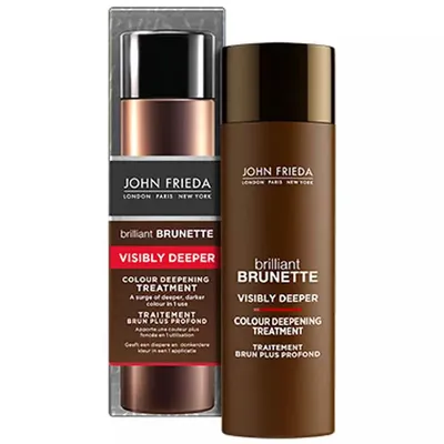 John Frieda Brilliant Brunett, Visibly Deeper Colour Deepening Treatment (Preparat pogłębiający kolor do włosów brązowych)