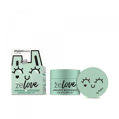 Floslek żeLove, Moisturizing  Aloe Water Bomb 2 in 1 (Nawilżający żel do pielęgnacji twarzy, szyi i dekoltu)