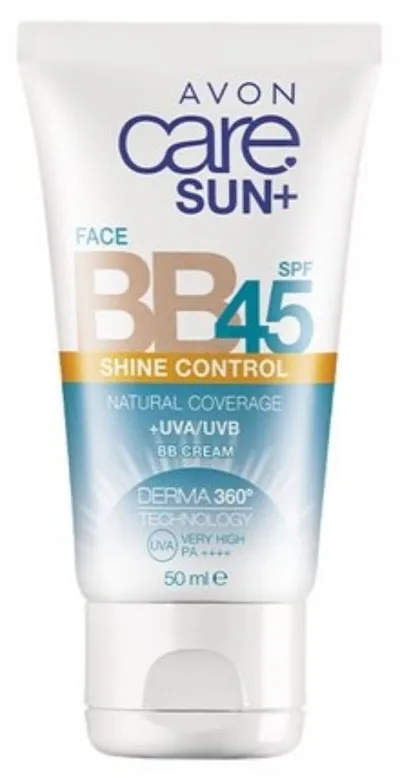 Avon Care, Sun +, Face BB Cream Shine Control SPF 45 (Ochronny krem BB)