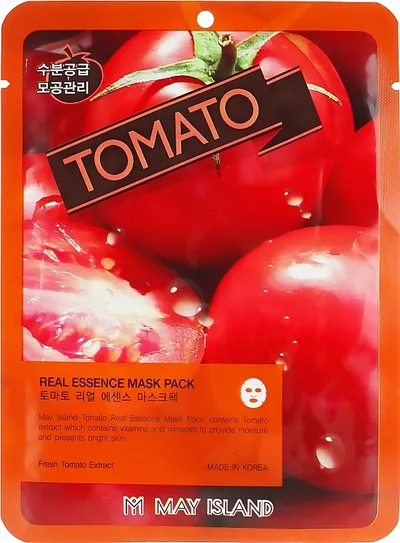 May Island Real Essence, Tomato Mask Pack (Maska w płachcie)