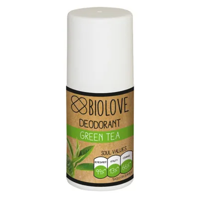 Biolove Green Tea, Deodorant (Dezodorant w kulce `Zielona herbata`)