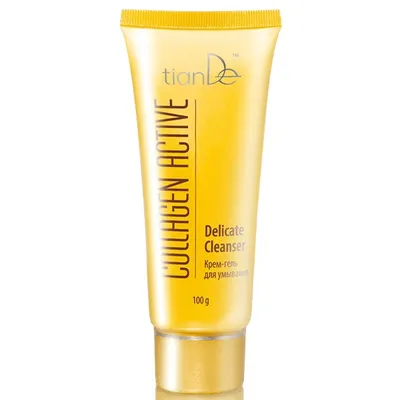 TianDe Collagen Active, Face Washing Gel (Krem-żel do mycia twarzy)