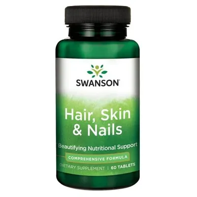 Swanson Hair, Skin & Nails Supplement (Suplement diety włosy, skóra i paznokcie)