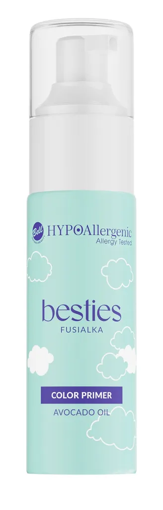 Bell Bell HYPOAllergenic x Besties, Color Primer (Hypoalergiczna nawilżająca baza pod makijaż wyrównująca koloryt skóry)