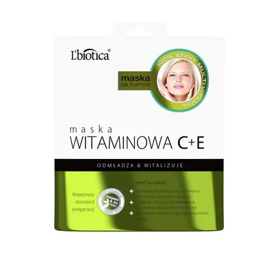 L'biotica Maska witaminowa `C + E`