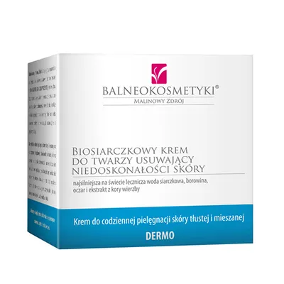 Balneokosmetyki Malinowy Zdrój SPA, Biosiarczkowy krem usuwający niedoskonałości skóry