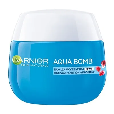 Garnier Aqua Bomb, Nawilżający żel - krem o działaniu antyoksydacyjnym 3 w1