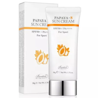 Benton Papaya-S Sun Cream SPF50+ PA++++ (Krem ochronny)