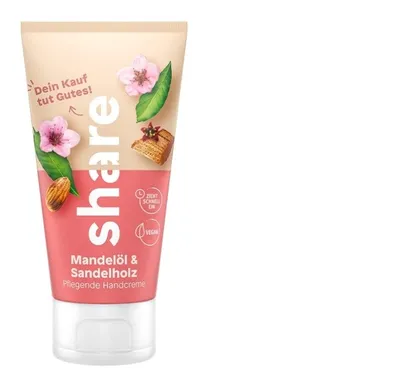 Share Almond Oil & Sandalwood Hand Cream (Krem do rąk `Migdał & drzewo sandałowe`)