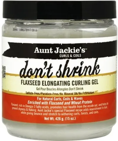 Aunt Jackie's Curls & Coils, Don't Shrink Flaxseed Elongating Curling Gel (Żel do stylizacji)
