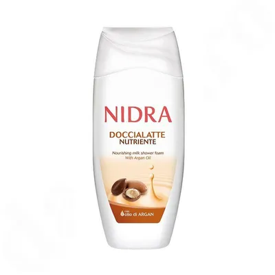 Mirato Nidra, Nourishing Milk Shower Foam With Argan Oil (Odżywcza mleczna pianka pod prysznic z olejkiem arganowym)