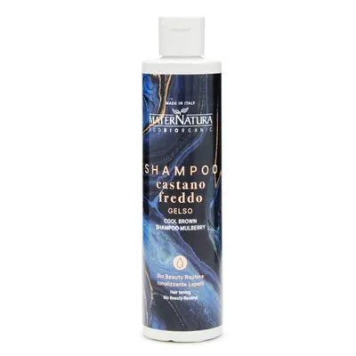 MaterNatura Cool Brown, Hair Tonning Shampoo (Szampon tonujący chłodne odcienie brązu)