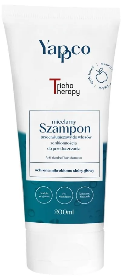 Yappco Tricho Therapy, Micelarny szampon przeciwłupieżowy do włosów ze skłonnością do przetłuszczania