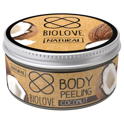 Biolove Coconut, Body Peeling (Peeling do ciała `Kokos`)