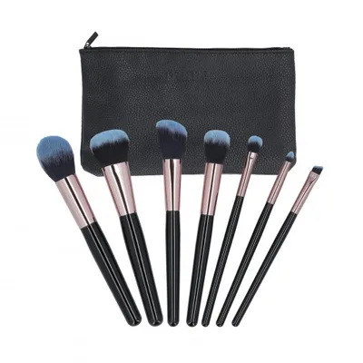 Mimo Brush Set (Zestaw 7 pędzli do makijażu z kosmetyczką)