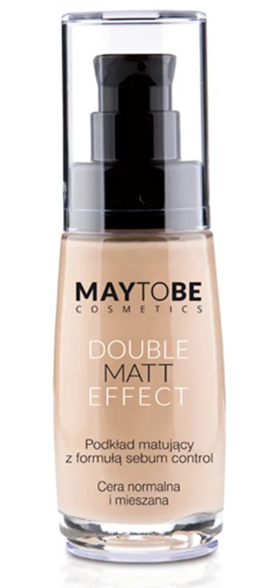 May To Be Cosmetics Double Matt Effect, Podkład matujący z formułą Sebum Control