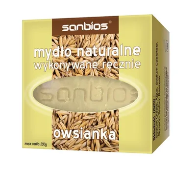 Sanbios Mydło naturalne Owsianka