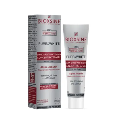 Bioxsine Pure & White, Dark Spot Whitening Concentrated Gel (Skoncentrowany żel wybielający przebarwienia)