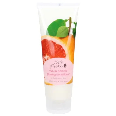 100% Pure Yuzu & Pomelo, Glossing Conditioner (Odżywka do włosów `Yuzu i pomelo`)