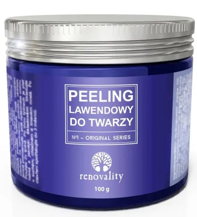 Renovality Peeling lawendowy do twarzy
