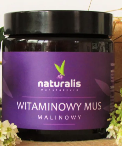 Manufaktura Naturalis Witaminowy malinowy mus myjący do ciała