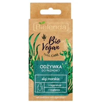 Bielenda Bio Vegan Nail Care, Odżywka do paznokci `Algi morskie`