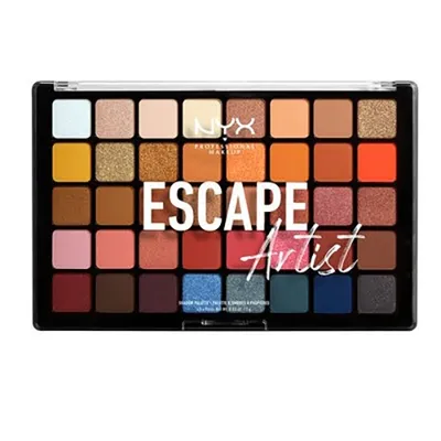 NYX Professional Makeup Escape Artist Eyeshadow Palette (Paleta 40 cieni do powiek)