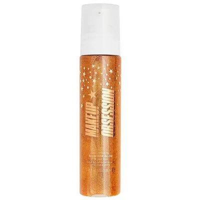 Makeup Obsession London Bronze Collection, Shimmer Glow Body Oil (Rozświetlacz w olejku)