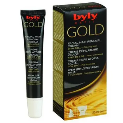 Laboratorios BYLY Depil Gold, Facial Hair Removal Cream with Gold (Krem do depilacji twarzy)