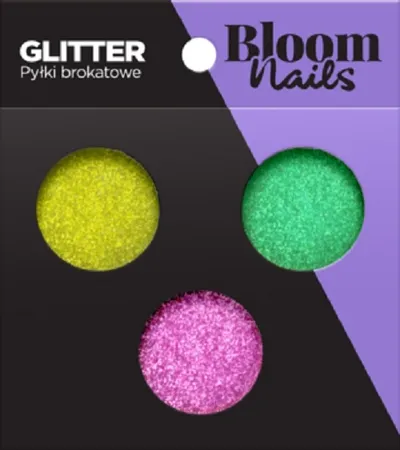 Bloom Nails Glitter (Zestaw pyłków brokatowych)