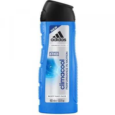 Adidas For Men, Climacool 3 in 1 Shower Gel (Żel pod prysznic dla mężczyzn)