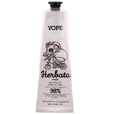 Yope Naturalny krem do rąk `Herbata i mięta`