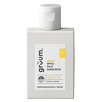 Gruum Face Sunscreen SPF 50 (Wodoodporny krem do twarzy  SPF 50)