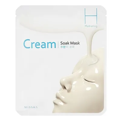 Missha Cream, Soak Mask Hydrating (Maska w płachcie)