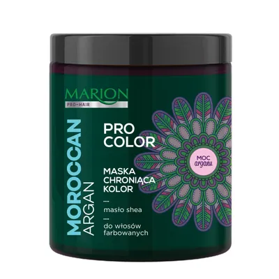 Marion Pro Color Maska chroniąca kolor do włosów farbowanych `Moc Arganu`